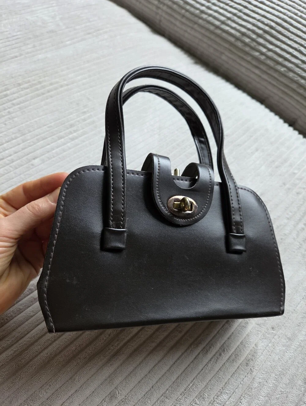 Vintage Chocolate Brown Purse